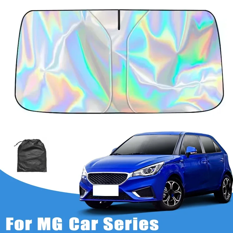 

For MG 3 4 5 6 7 ZS HS ONE ES5 Cyberster GT GS RX5 RX8 Car Sun Visor Windshield Sunshade Heat Insulation Auto Accessories