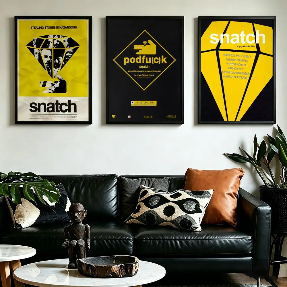 Poster HD art, waterproof, sticky wall, home decoration (living room, bedroom, bar), aesthetic Movie S-Snatch