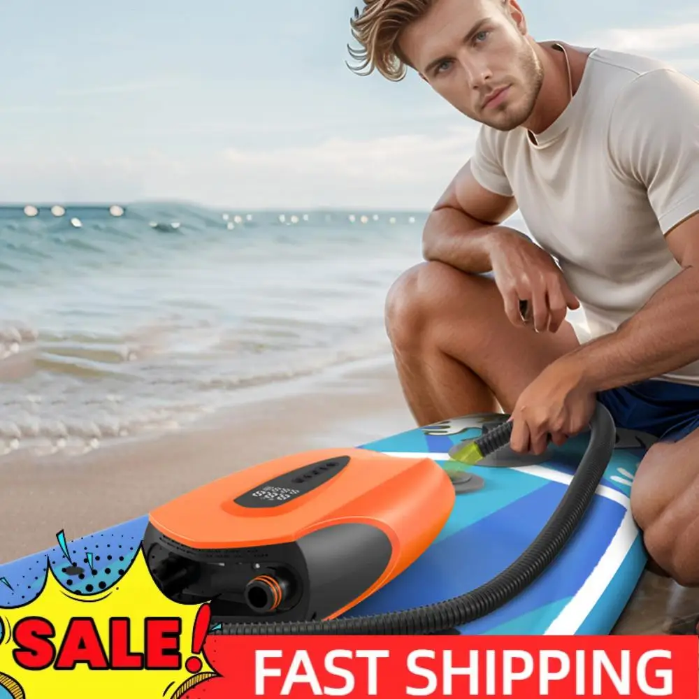 

20PSI SUP Boat Inflatable Pump Digital Display Electric Air Pump Stand Up Paddle Board Pump for Inflatables Kayaks Boats