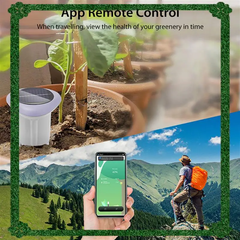 

24-часовая доставка 2X Tuya Smart Zigbee солнечный датчик почвы для садоводства измеритель температуры и влажности приложение управление цифровой почв Th