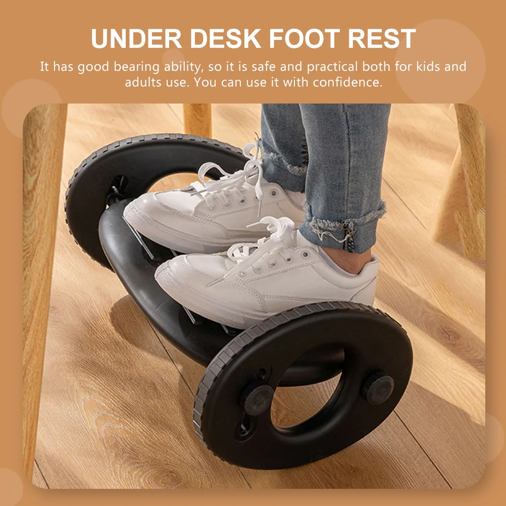 

Adjustable Small Footstool For Office Desk Tpr Non-Slip Ergonomic Footrest Rocking Under Desk Support Classic Design
