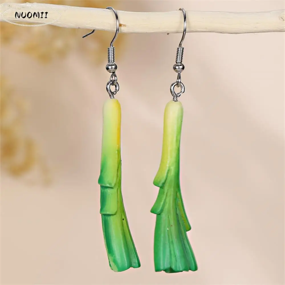 بوهيميا أقراط مقلد الخضار استرخى القرط الكورية نمط البروكلي لطيف أقراط مجوهرات اكسسوارات سبيكة #1