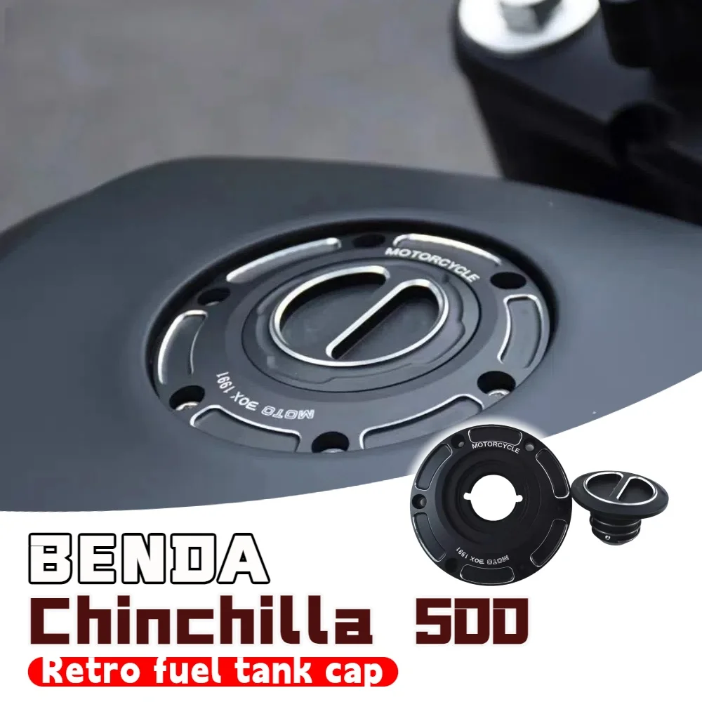 Крышка топливного бака из алюминиевого сплава в стиле ретро для Benda Chinchilla 500 Napoleon Bob 500 ROCK 300 LFC 700 Крышка топливного бака из алюминиевого сплава в стиле ретро для Benda Chinchilla 500 Napoleon Bob 500 ROCK 300 LFC 700