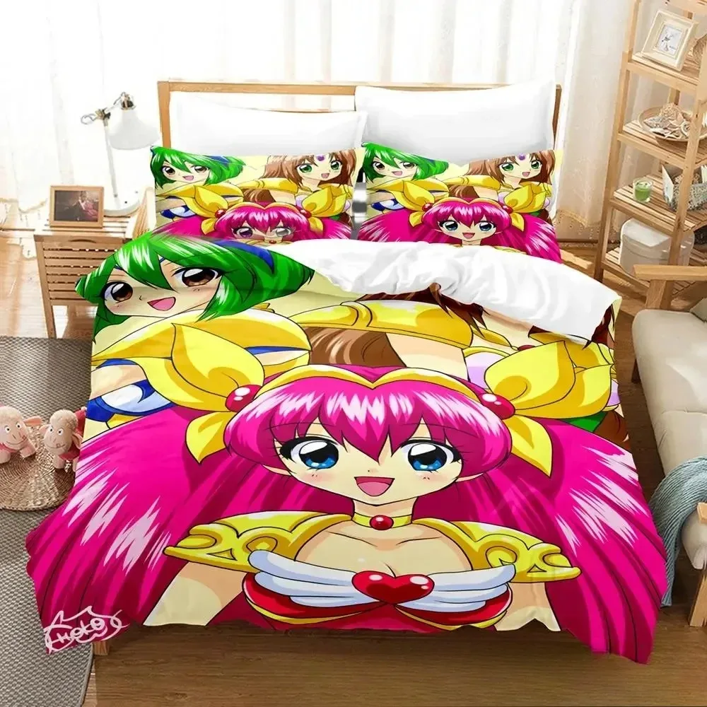 Anime Wedding Peach Bedding Set,Duvet Cover Comforter Bed Set Quilt Cover Pillowcase,King Queen Twin Size Boys Girls Adultse