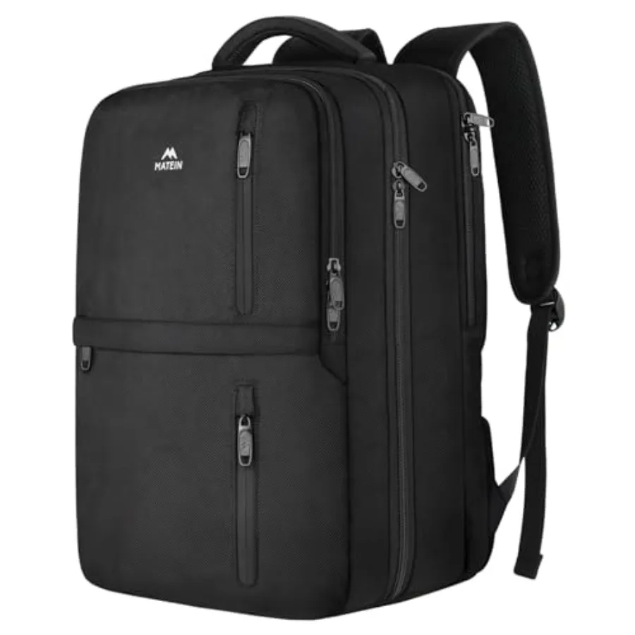 

Extra 45L Travel Laptop Backpack, Airline Approved Carry on Backpack with Shoe Compartment, Water Resistant Luggage College Ove