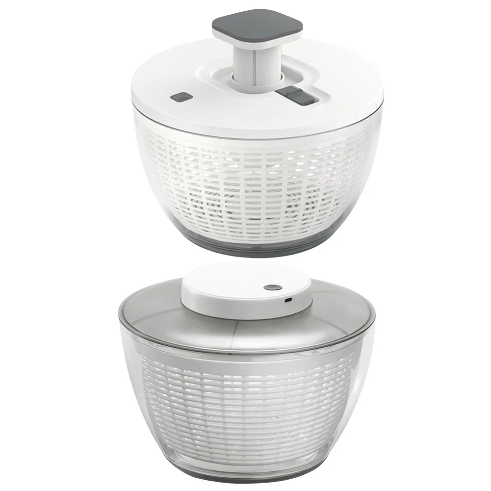 

4.5L Vegetable Dehydrator Multifunctional Vegetable Washer Dryer Vegetables Salad Spinner for Home Kitchen