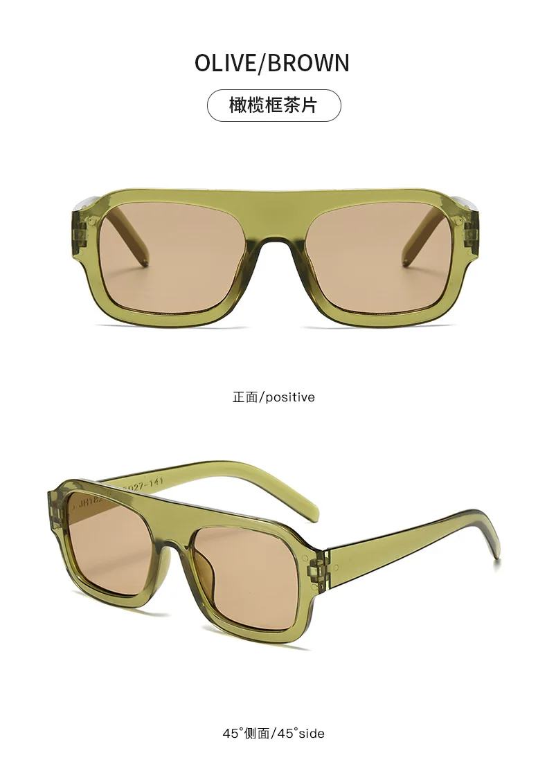 Europäischen Amerikanischen Stil Sonnenbrille Frauen Quadratische Form Große Größe Sonnenbrille Frauen Angeln Fahren Männer Sonnenbrille – Detail 14