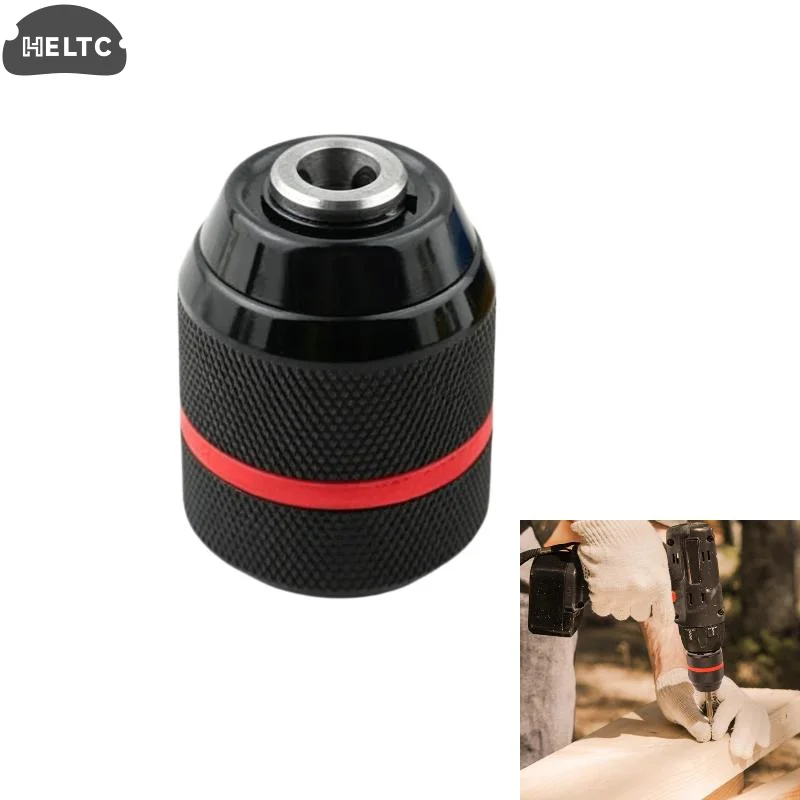 10mm Keyless Hard Metal Drill Chuck Self Locking 38-24UNF Robust Construction For Electric Tools Easy Installation