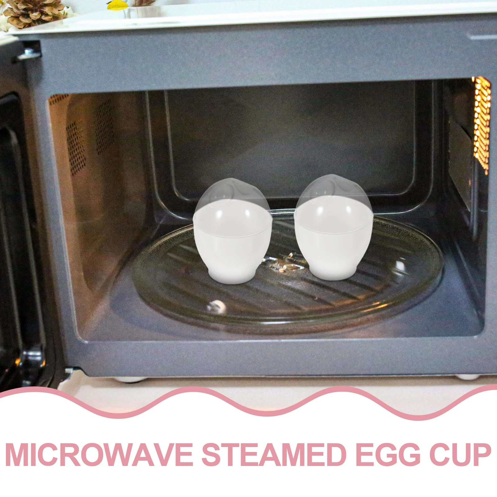 

6 Pcs Convenient Egg Cooker Steamed Cup Microwave Safe Mini Bowl Home Kitchen Lightweight