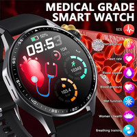 New ECG+PPG Bluetooth Call Men's Smart Watch Blood Pressure Blood Sugar Health Monitoring Sports Waterproof Smart Health Watch