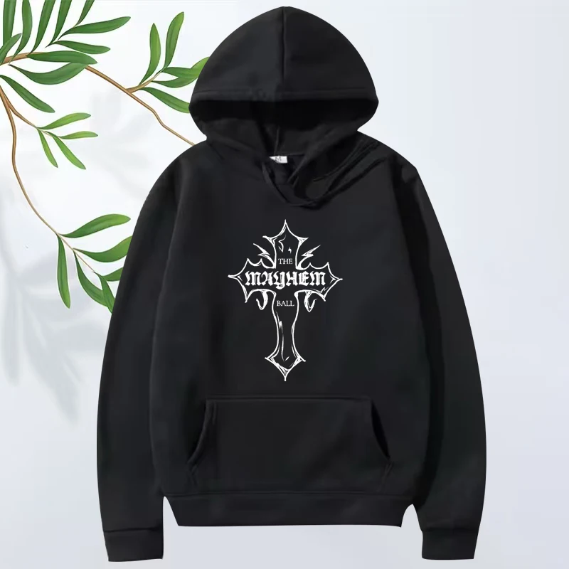 

Lady Gaga MAYHEM BALL graphics hoodie 2025 new men women vintage Long sleeve Sweatshirt with print oversized cool hoodie unisex