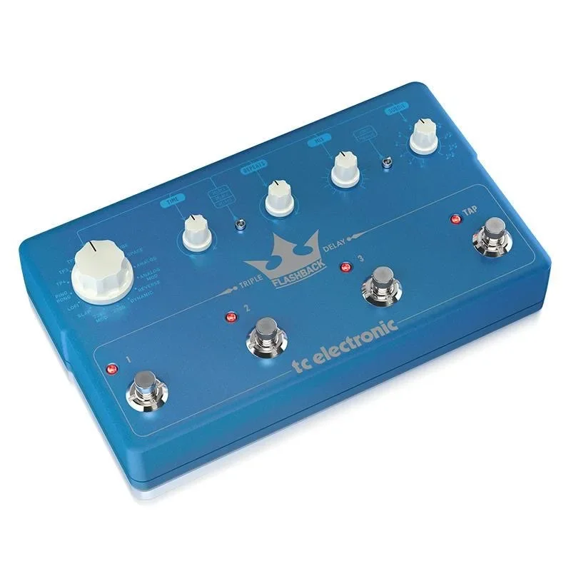 TC ELECTRONICS FLASHBACK TRIPLE DELAY Electric Guitar Bass Distortion Single Block Effect Offers Guitar Effect