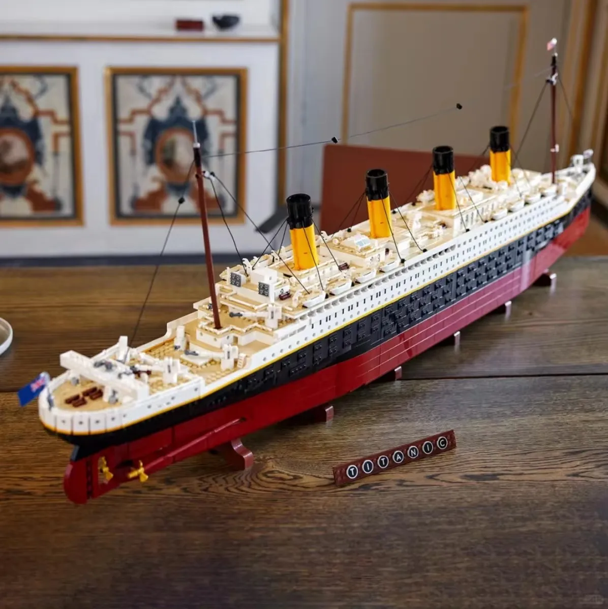 

9090Pcs 99023 Compatible 10294 Titanic Large Cruise Boat Ship Steamship bricks building blocks Children Diy Toys Love Gifts