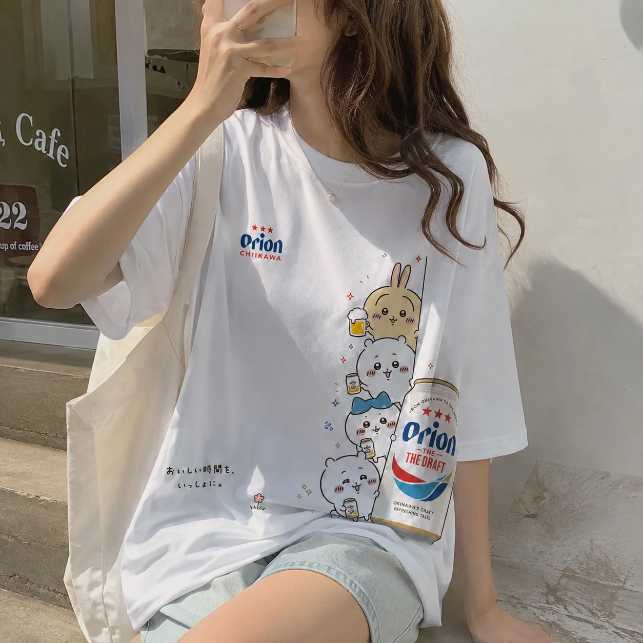 CHIIKAWA Summer Parent Child Pure Cotton T-shirt Comfortable Breathable High Quality Ins Y2k Men's T-shirts Clothes for Man