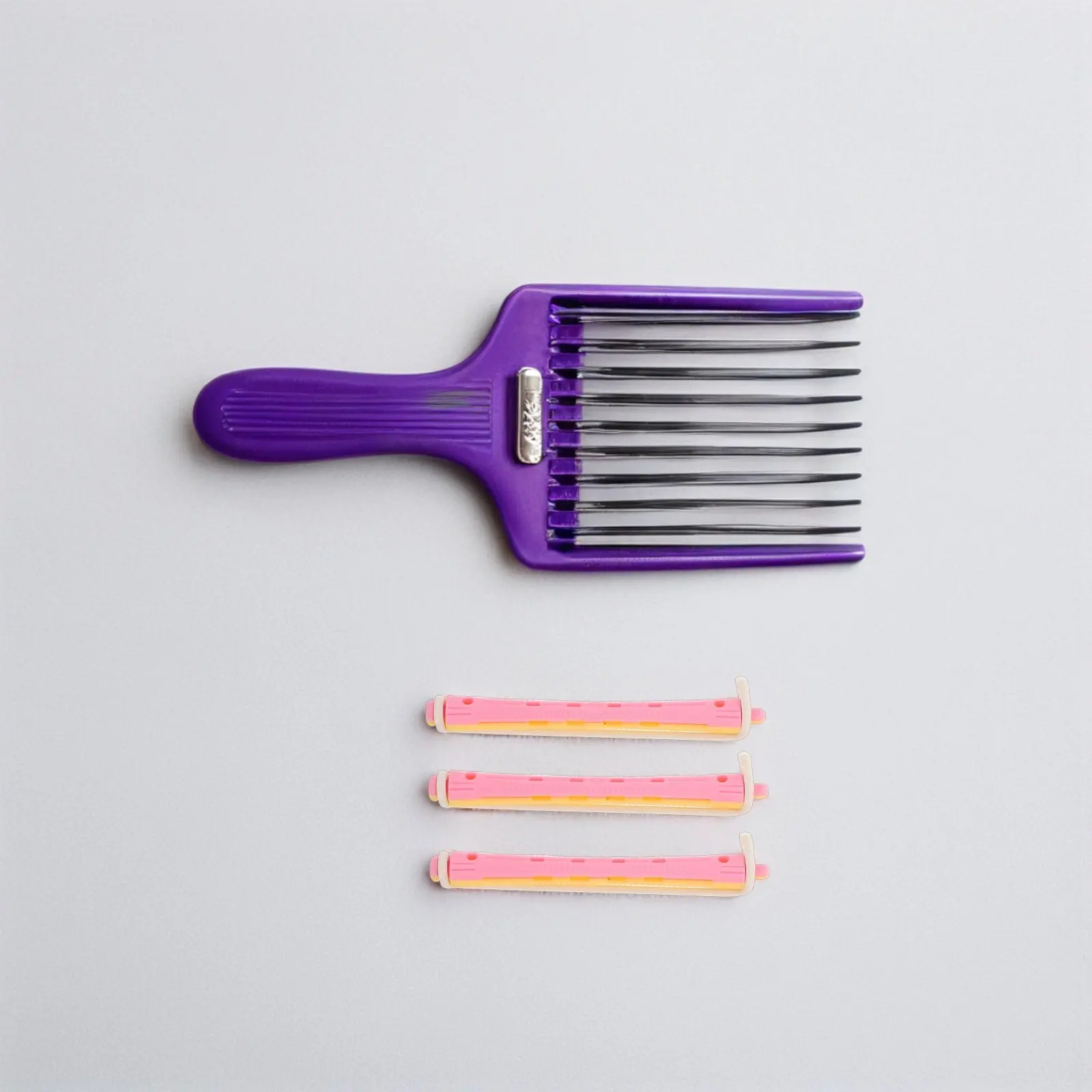 

18Pcs Cold Wave Rods Set Professional Plastic Perming Rollers for Short Hair Braids Body Wave Heatless Curling Rods for Salon