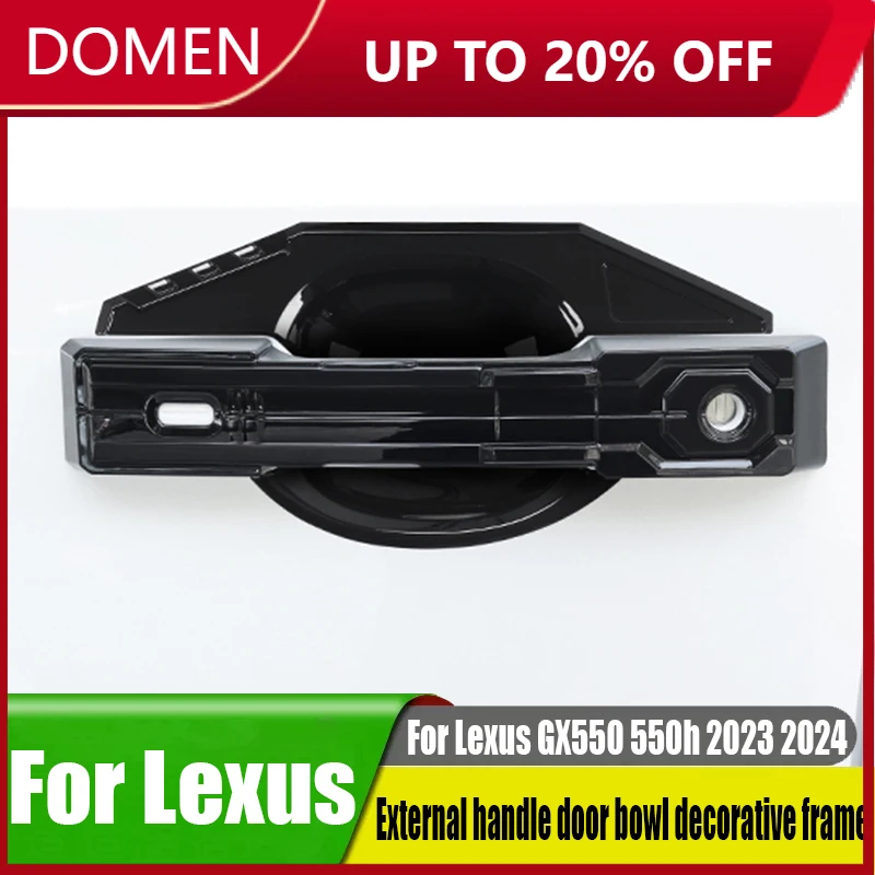 

Дверная ручка автомобиля, дверная чаша, декоративная рамка, товары для наружного украшения автомобиля, материал ABS для Lexus GX550 550h 2023 2024