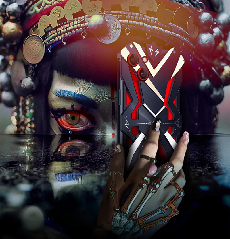 Powerful Shockproof Metal Armor Case For Nubia Red Magic 8S 7S Pro Plus 6R 6S 5G Pro Z50 Ultra Aluminum Cases Cover Bumper Coque