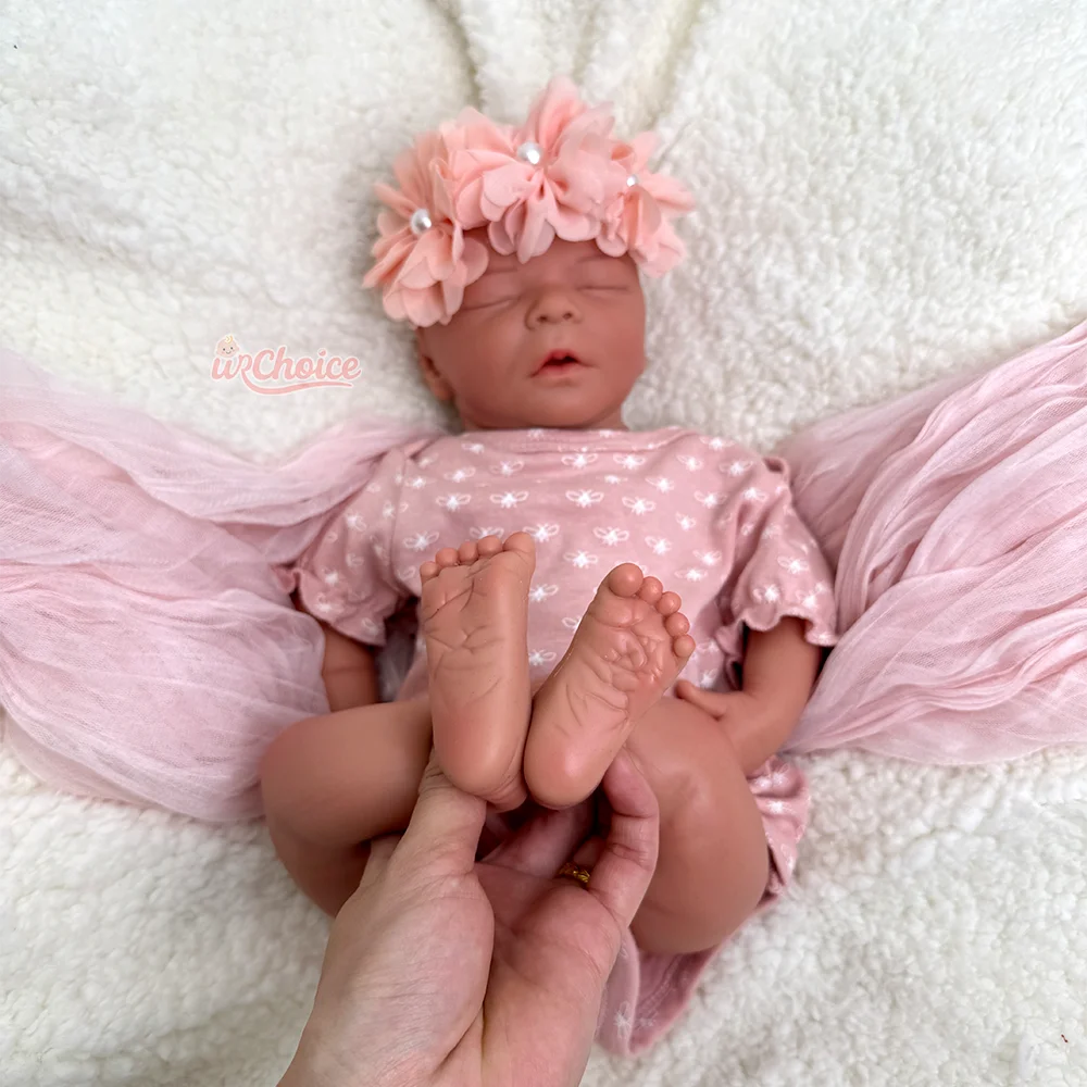 Open Mouth 18inch Newborn Baby Early Education Props Full Silicone Reborn Doll for Depression & Loneliness Support Collections