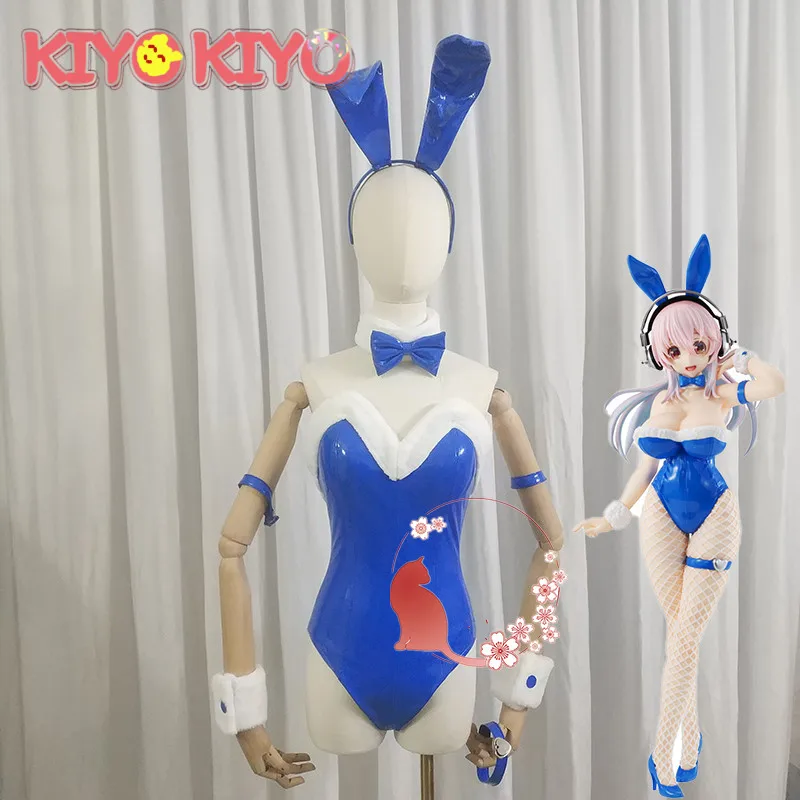 KIYO-KIYO Custom made/size SUPERSONICO Super Sonico Cosplay Costume Sexy Bunny Sonico