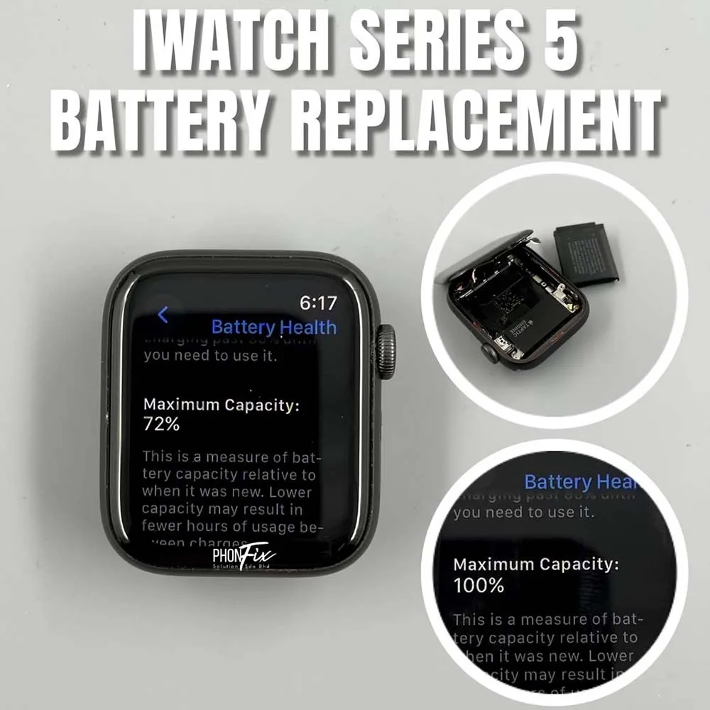 Replacement Battery For Apple Watch Series SE 1 2 3 4 5 6 7 Bateria For IWatch S1 S2 S3 LTE S4 S5 S6 S7 38/40/41/42/44/45/46