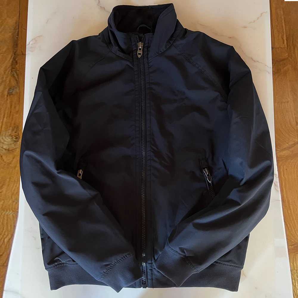 

Men's Casual Fce Lined Jaet Water Resistant Stand Collar Long Sve Zipper Closure Outerwear for Autumn Winter