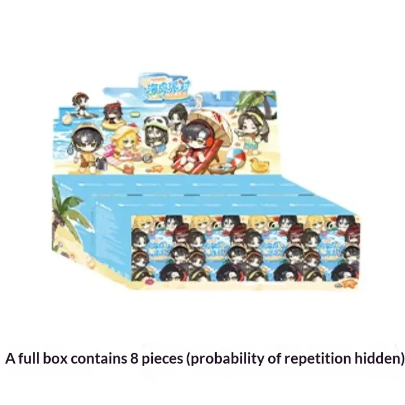 

8PCS Premium Island Vacation Blind Box Set 8pcs No Repeat Mystery Box Summer Beach Theme Action Figure Surprise Trendy Toy Gift