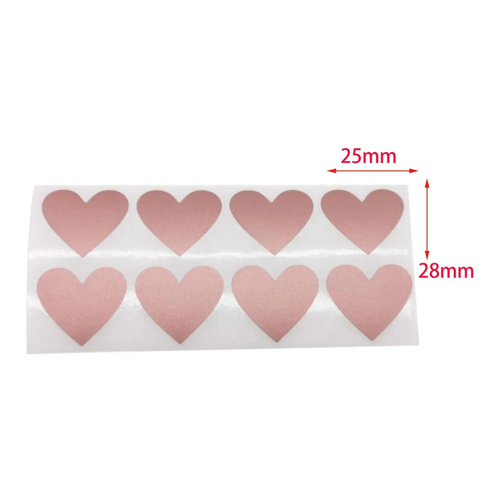 300 Pack Heart Scratch Off Stickers Self Sticky Scratch Card Stickers for Baby Shower Party Favor Wedding Gift Gender Reveal