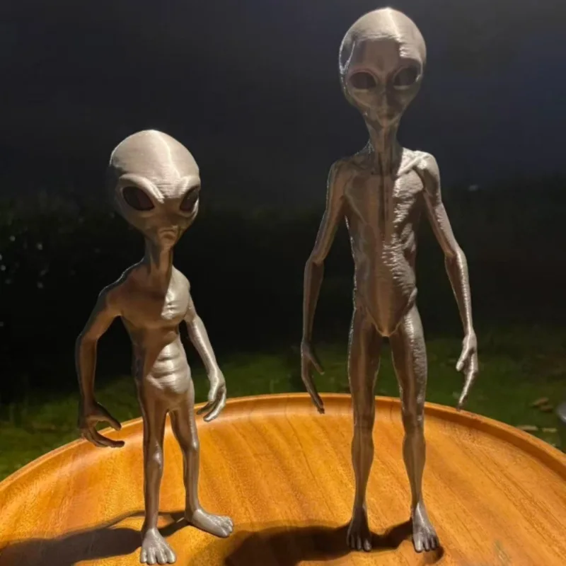 

New 2025 Roswell Ufo Grey Alien 3d Print Toys Jesus Model Kits Figure Home Desck Car Room Bedroom Decoration Boys Birthday Gift