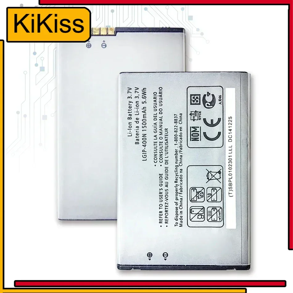 1500mAh LGIP-400N Battery for LG OPTIMUS M/C/U/V/T/S/1 VM670 LS670 MS690 P500 P509 P503 P520 GX200 GX300 GW620 GM750  GT540