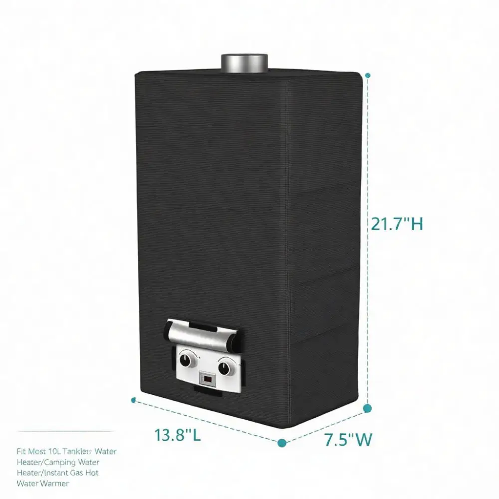 Oxford Fabric Tankless Water Heater Cover Waterproof Dustproof Anti UV Protective Shield Home Appliance Accessory