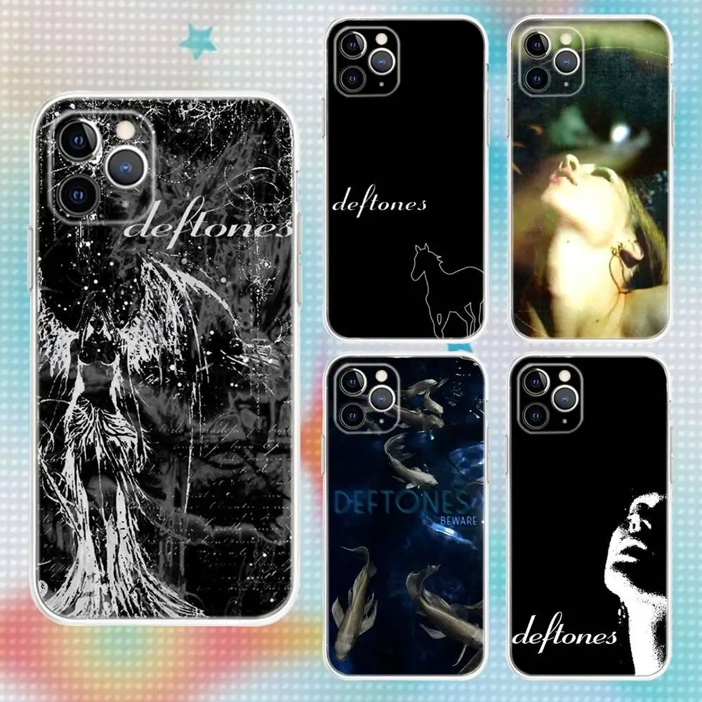 

D-Deftones Private Music Phone Case For iPhone 17,16,15,14,13,12,11 Pro,Max,Plus,Air,X,XS,XR,SE,Mini Transparent Soft