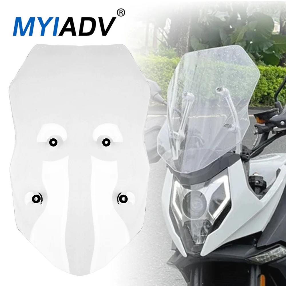 For CFMOTO 650MT MT650 650 MT Motorcycle Front Windshield Windscreen Fairing Double Bubble Wind Screen Deflector Protector Cover