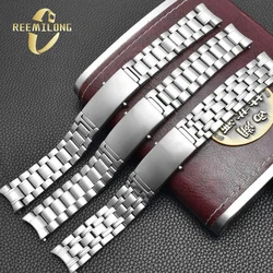 Stainless steel watchstrap 18mm 20mm 22mm High quality metal silver watchband bracelet For OMEGA SEAMASTER diver 300 speedmaster