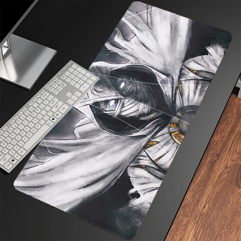 Gaming Mauspad E-Sports Spieler Moon Knight Computer Mousepad Schreibtisch Matte PC Anime Teppich Tastatur Gamer Zubehör Tisch Pad