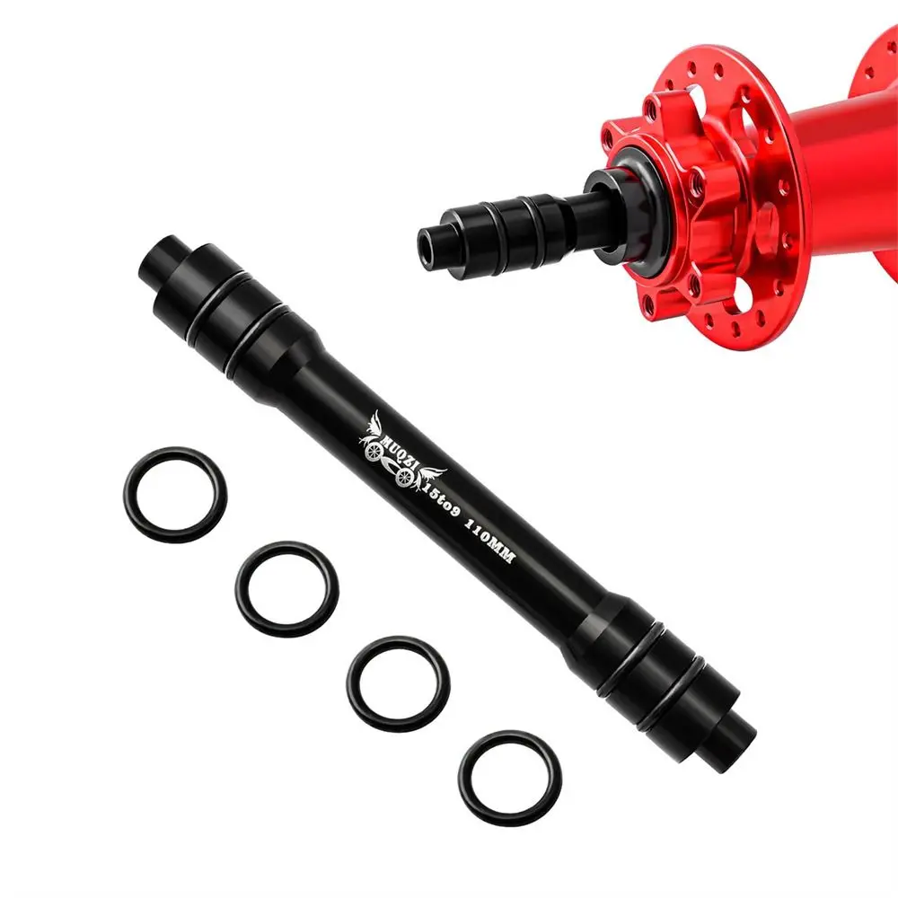 

12/15 To 9 Bike Barrel Shaft Hub 100MM/135MM/148MM Straight Tubular Conversion Shaft 12/15 To 9 Aluminum Alloy