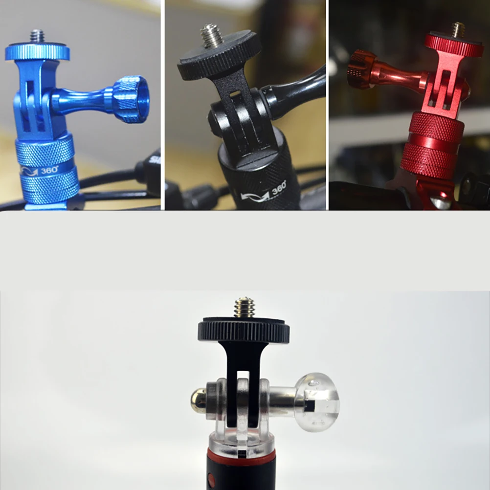 

3pcs Dslr Accessories Lightweight Aluminum Alloy Camera Mount Adapter 360 Degree Rotatable Small Ball Head Camera Screw Mount