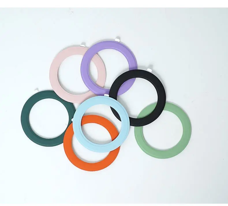 Flüssiger Silikon-Ring-Aufkleber, magnetischer Ring, Kreisaufsatz für Magsafe, Magnet, kabelloses Laden für Telefon – Detail 8