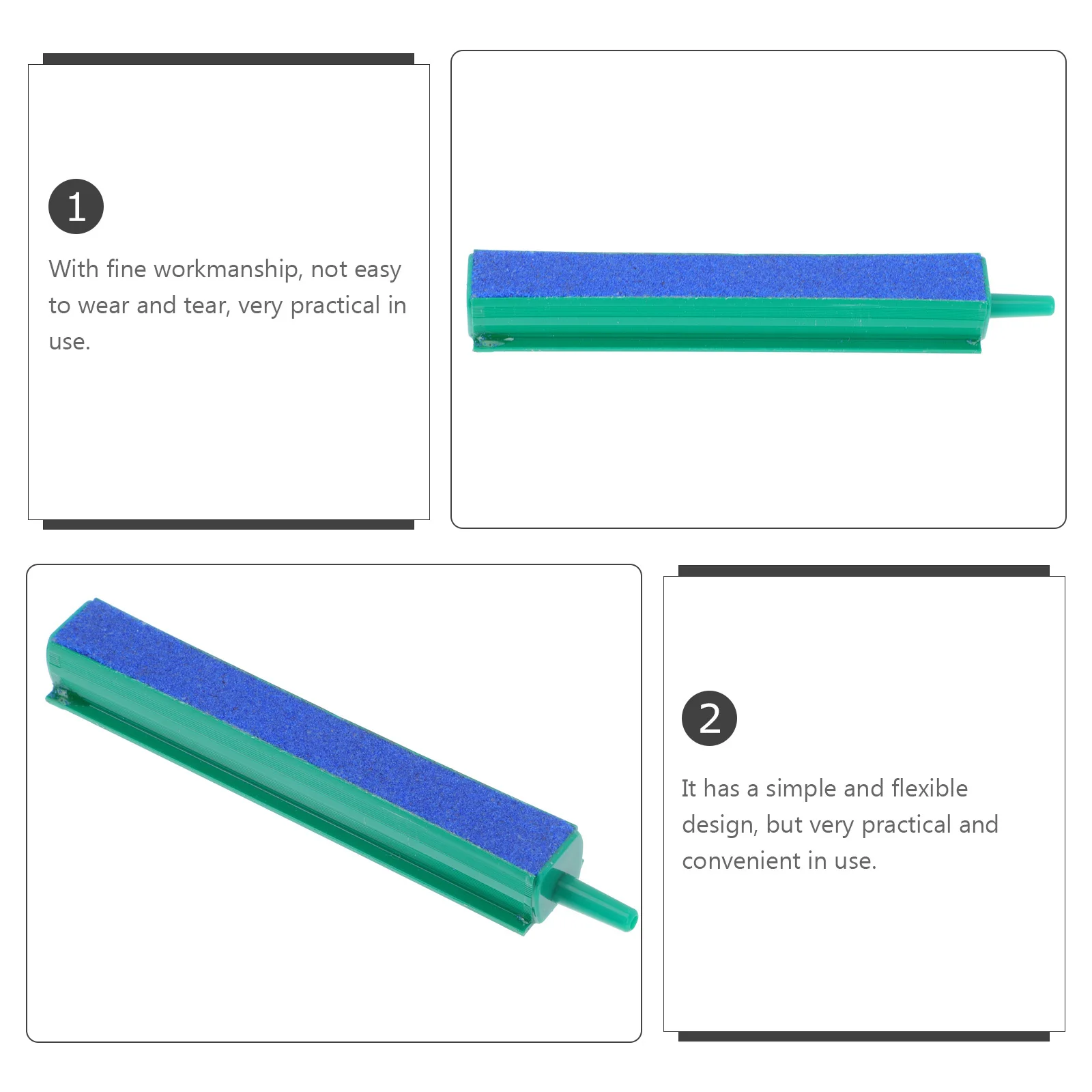 

5Pcs Aquarium Air Stone Oxygen Bubble Bar Strip Fish Tank Diffuser Aquarium Accessories Oxygen Stone Bar Bubble Diffuser