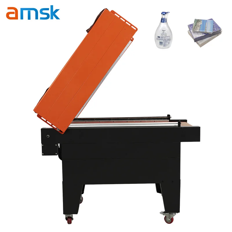 BS-G4525-Te-flon سعر المصنع السابق كابل أوتوماتيكي نفق الحرارة يتقلص التعبئة كم آلة تغليف الملصقات النفاثة الحرارة تقلص