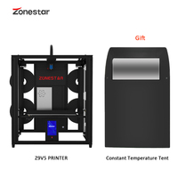 Z9V5 Multi Color 4 Extruders 4-IN-1-OUT Large Size Silent Auto Leveling 3D Printer Gift Dustproof And Thermal Insulation Cover