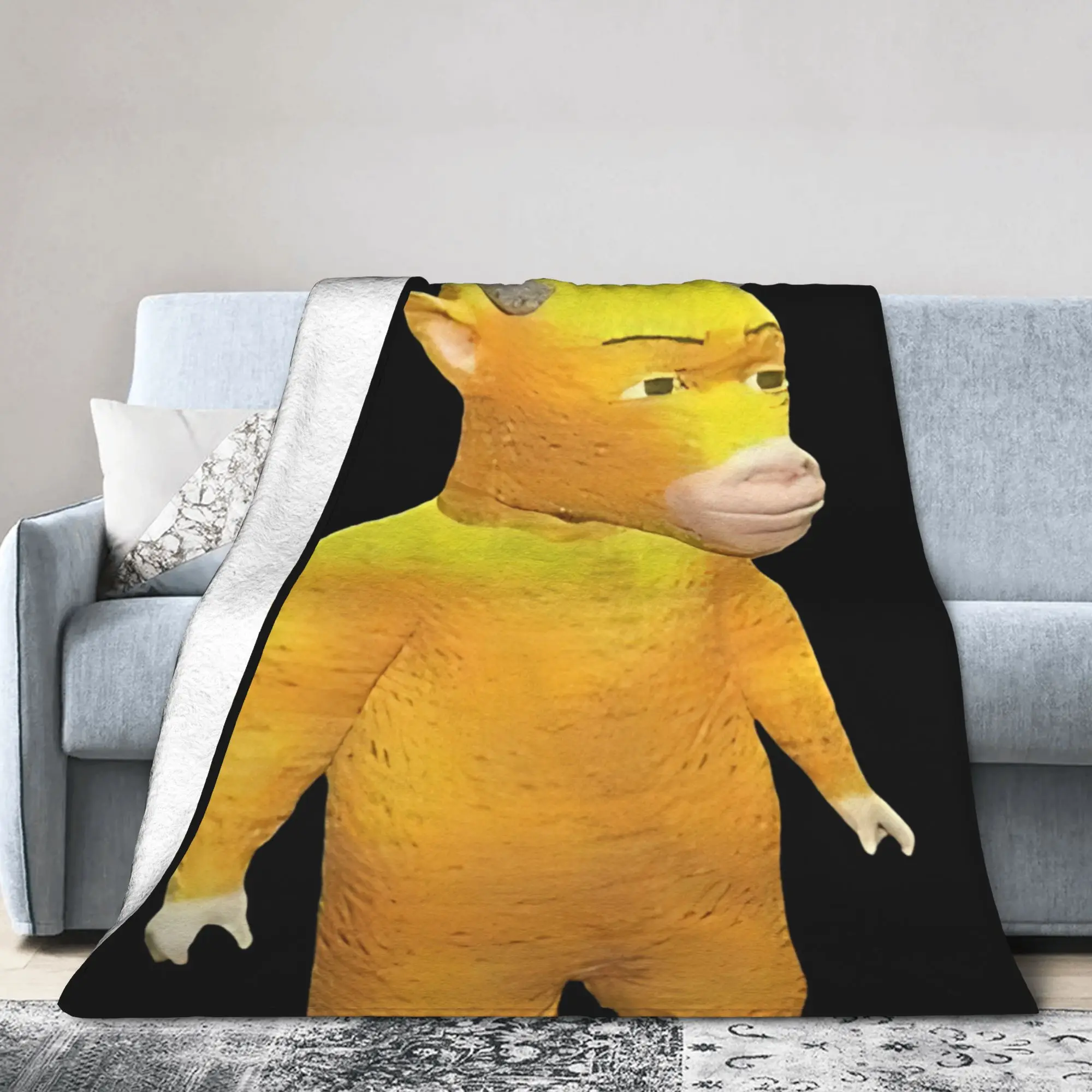 Niu Lai Mother Cow Cut-out  Blankets Fleece Summer Air Conditioning  Breathable Super Warm Throw Blanket for Sofa Car Bedspread
