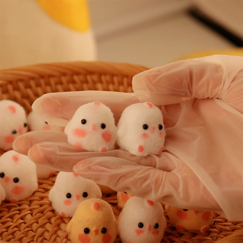 Handmade Chicken Hamster Slow Rebound Pinch Music Food Grade Silicone Backpack Pendant Cute Toy Stress Release Hand Relax Gifts