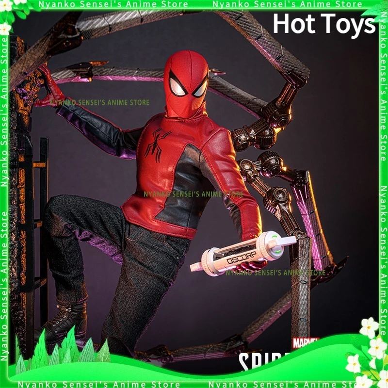 

In Stock Hot Toys Marvel Spider-Man Peter Parker Last Stand Suit 1:6 Scale Collectible Action Figure Anime Models Toy Doll Gift