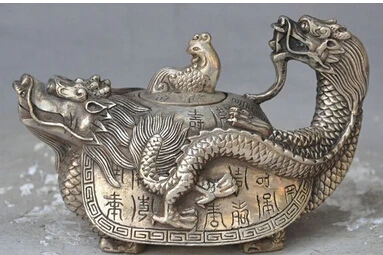 

Venta directa de de bronce Tortuga de Plata Tibet Plata Antigua China phoenix bird wedding Brass Fine Arts Crafts decoration