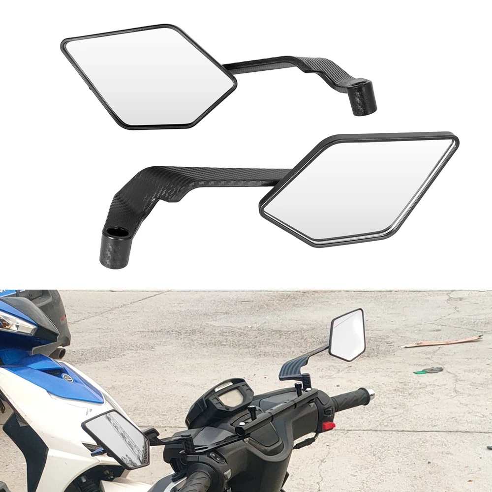 Motorrad-Seitenspiegel für Kawasaki Z500 Z900 Z800 Z750 Z650 Z400 Z300 Z250 Z125 Rückspiegel-Kits, drehbar, verstellbar