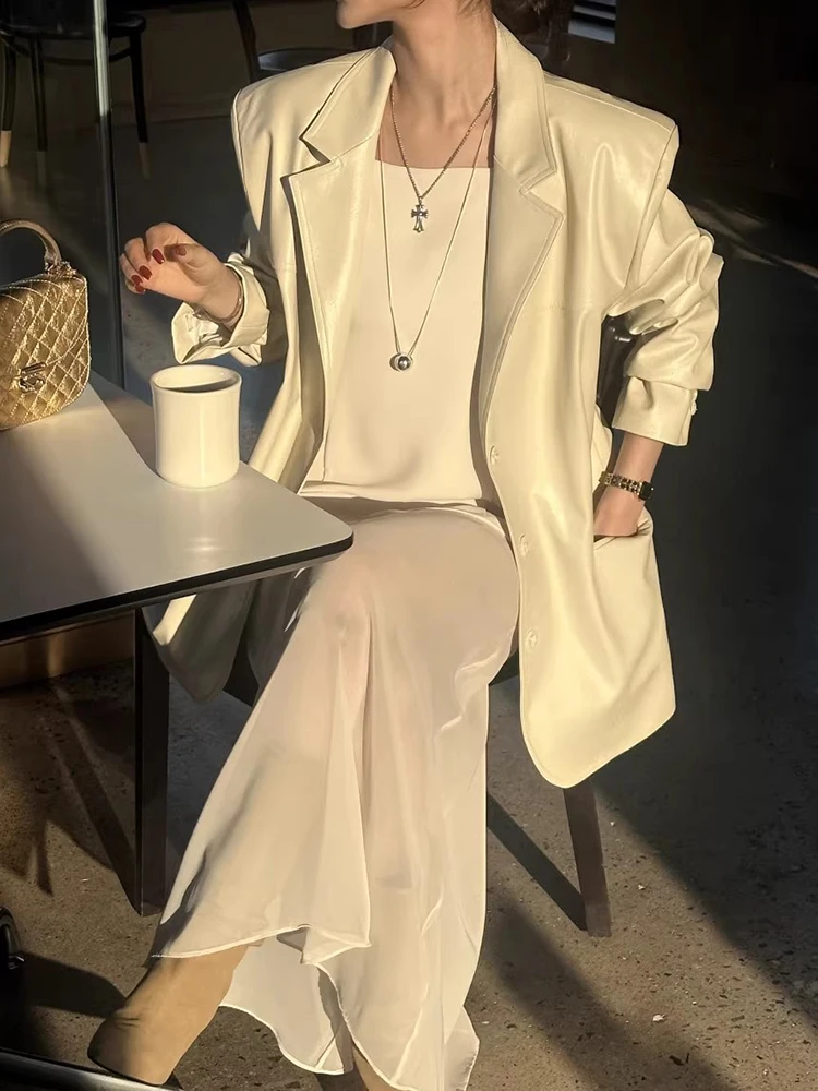 Liangliang Summer New Sle Colletto quadrato Dr da donna Splicing Me Strap Long Dr Vita alta Versione coreana Svel