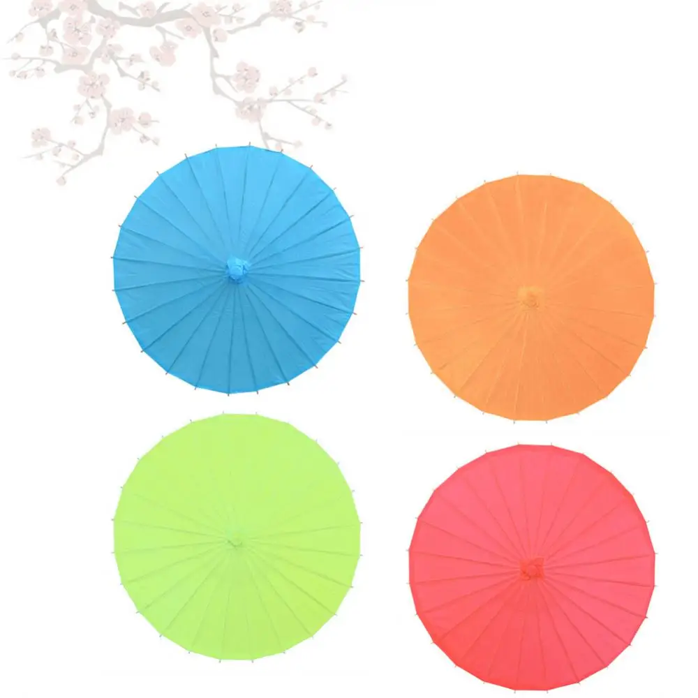 20/30/40cm Blank Paper Umbrella DIY White Chinese Paper umbrella For Baby Shower Wedding Photography Props Oil Paper Umbrellas