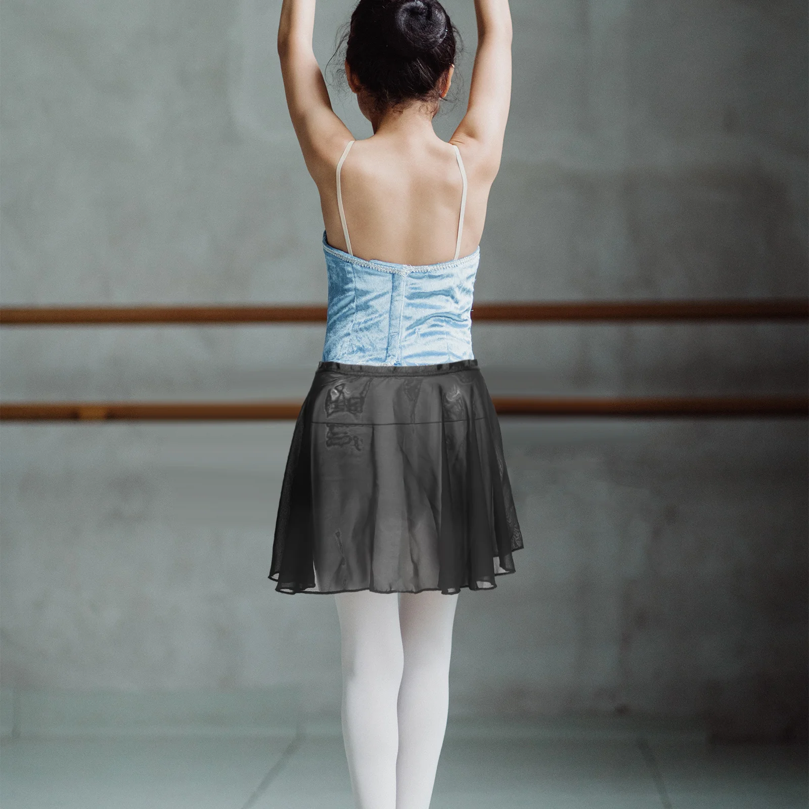 

Ballet Skirt For Girls Women Chiffon Dancewear Adjustable Wraparound Comfortable Lightweight Durable Chinlon Fabric
