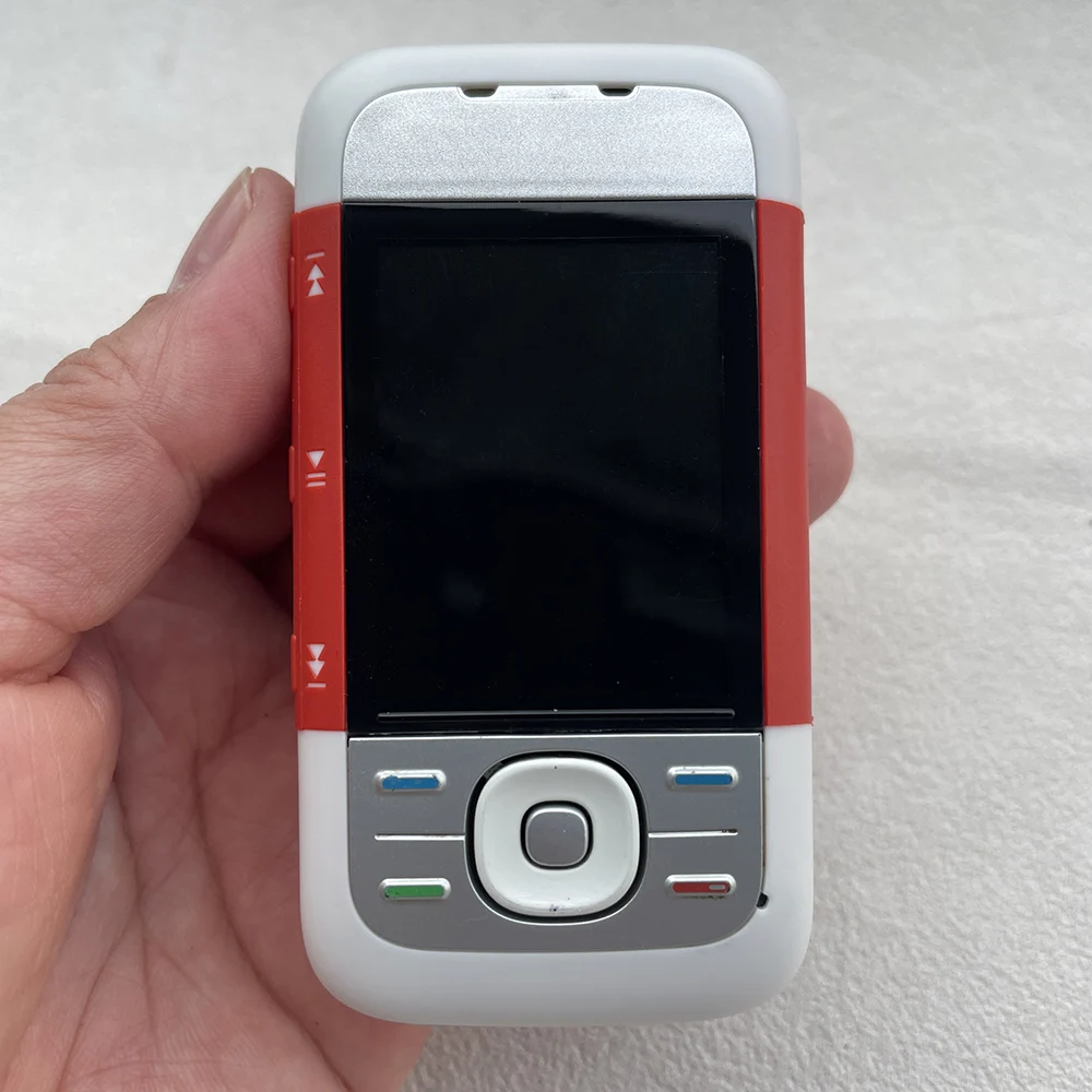 Original 5300 Slide Unlocked Mobile Cell Phone 2G GSM 900/1800/1900 English Russian Arabic Keyboard Cellphone.Made on 2006.