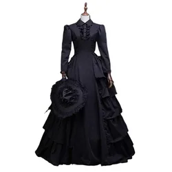 Victoria Dress Cosplay Renaissance Gothic Lace Queen Princess Long Dresses Halloween Party Costume  cosplay costumes